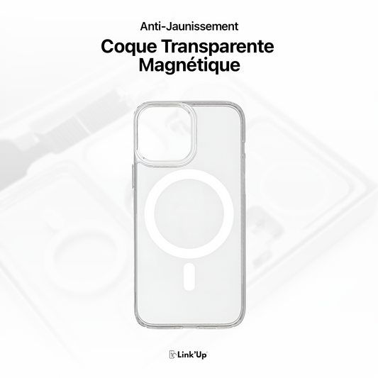 Coque Transparente Magnétique